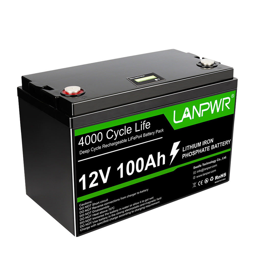 LiTime 51.2V 100Ah LiFePO4 Lithium Battery, Built-in 100A BMS, Max. 5120W  Load Power - 1 Pack 51.2V 100Ah