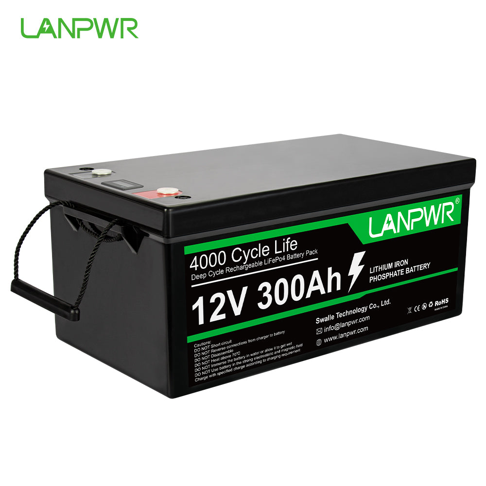 12V 300Ah 24V 150Ah LiFePO4 Battery Pack 1500W/3000W High Power